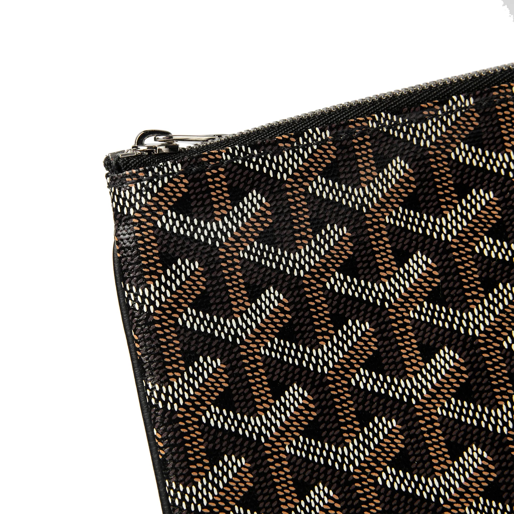 Detail view of Goyard Senat Pouch MM Black